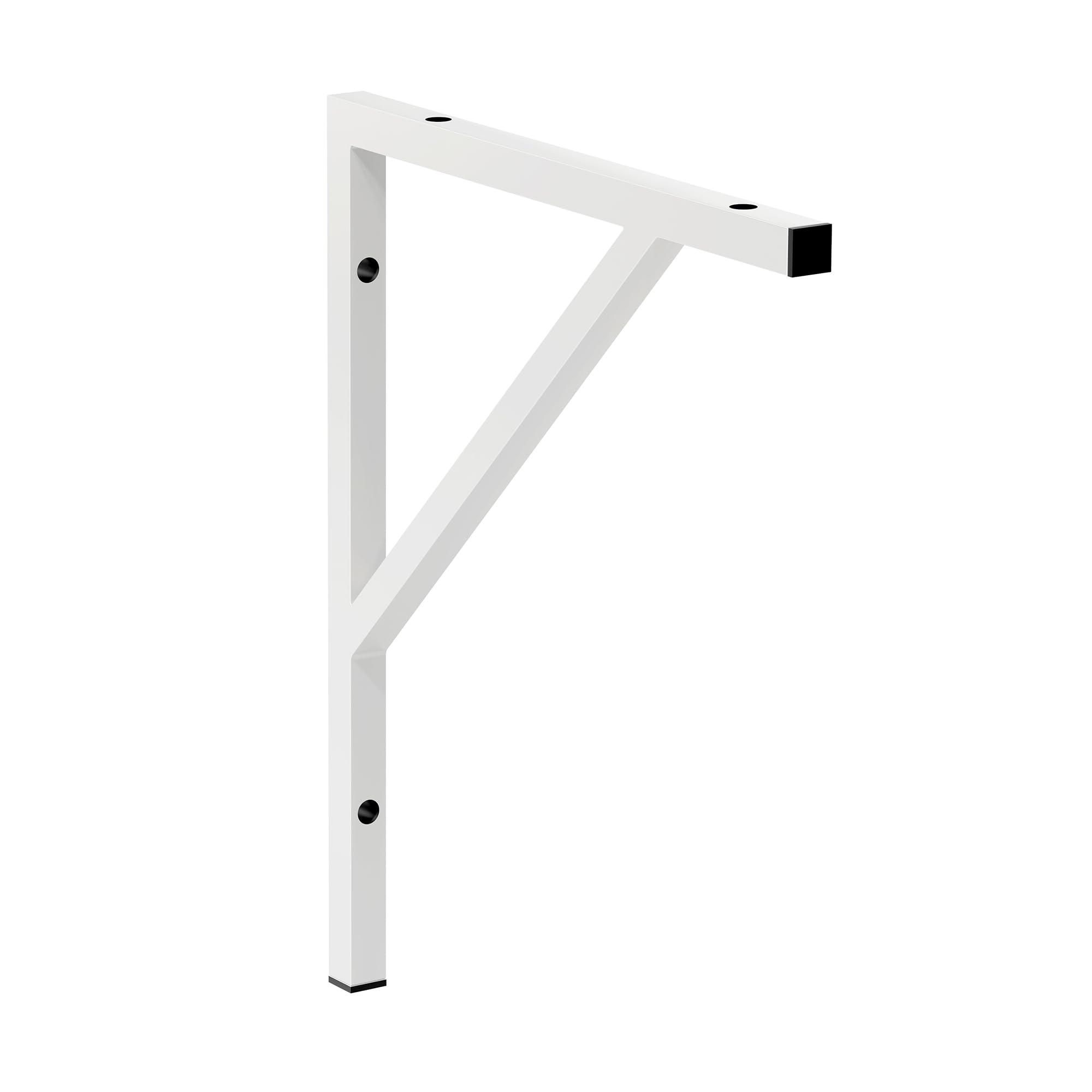 Stützwinkel Stahl | 53 x 45,5 cm | Weiß
